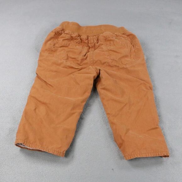 Hanna Andersson Baby/Toddler Pants Size 75 Brown Lined Cotton Pull-On Joggers - Picture 2 of 8